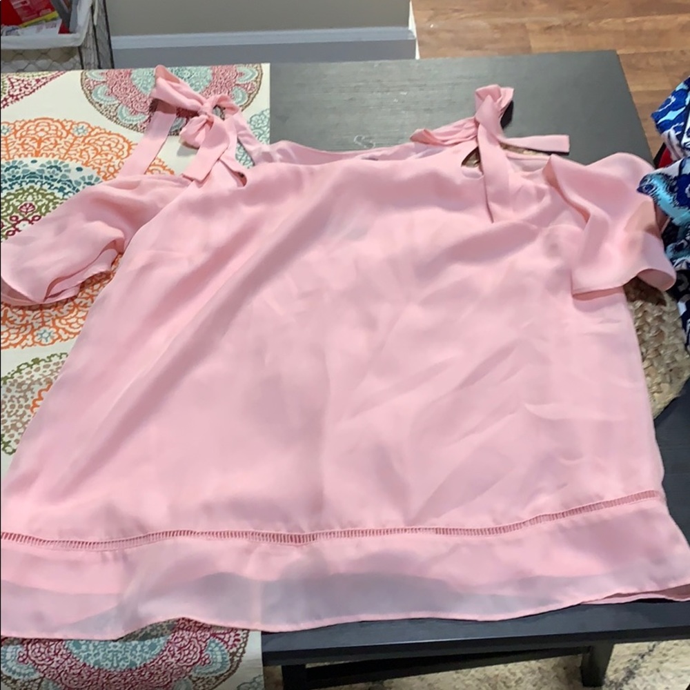 Beautiful off the shoulder strap blouse